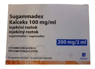 Sugammadex Kalceks 100 mg/ml