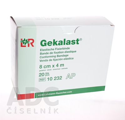 GEKALAST HYDROF. ELAST. FIXAČNÝ OBVAZ 8cmx4m