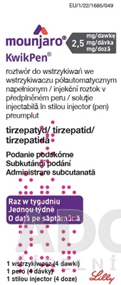 Mounjaro 2,5 mg/dávka KwikPen