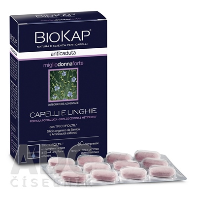 BIOKAP Kapsuly proti vypadávaniu vlasov pre ženy