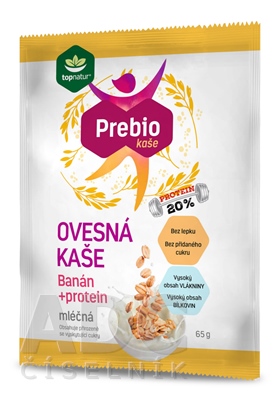 topnatur Prebio OVSENÁ KAŠA mliečna Banán+proteín
