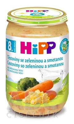 HiPP BIO Cestoviny so zeleninou a smotanou