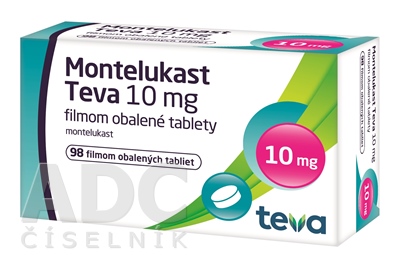 Montelukast Teva 10 mg filmom obalené tablety