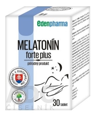 EDENPharma MELATONÍN 1 mg Forte plus