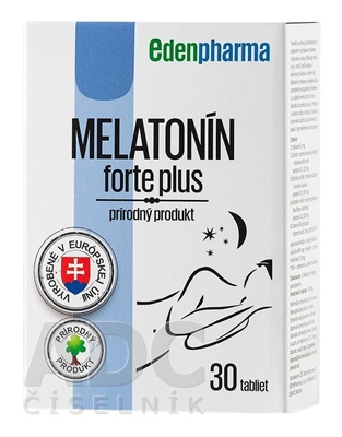 EDENPharma MELATONÍN 1 mg Forte plus