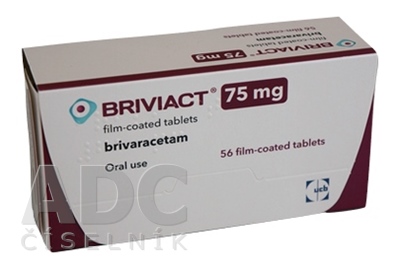 Briviact 75 mg filmom obalené tablety