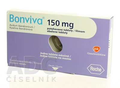 Bonviva 150 mg, filmom obalené tablety 