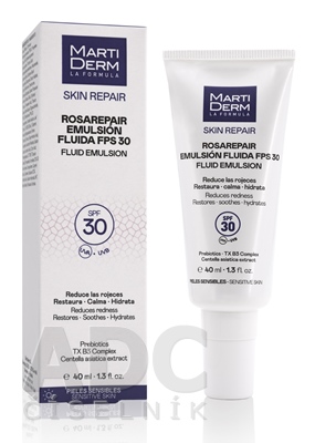 MartiDerm SKIN REPAIR ROSAREPAIR FLUID EMULSION
