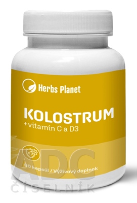 Herbs Planet KOLOSTRUM + vitamín C a D3