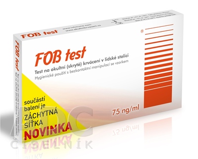 FOB TEST  test na okultné krvácanie 75ng/ml