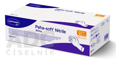 Peha-soft nitrile white XS vyšetrovacie rukavice