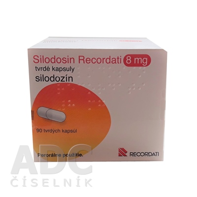 Silodosin Recordati 8 mg tvrdé kapsuly