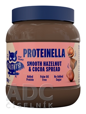 HealthyCo PROTEINELLA Lieskový oriešok, čokoláda