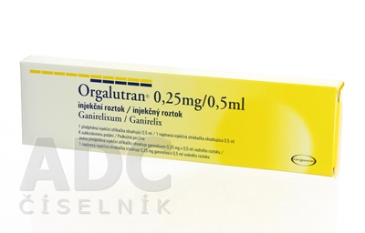 Orgalutran 0,25 mg/0,5 ml injekčný roztok