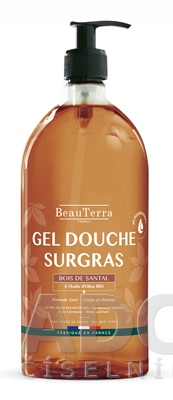 BeauTerra SPRCHOVÝ GÉL Santalove drevo
