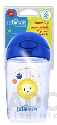 Dr.BROWN´S HRNČEK SO SLAMKOU 350 ml