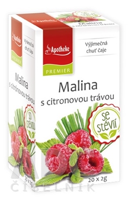 APOTHEKE PREMIER Malina s citrónovou trávou