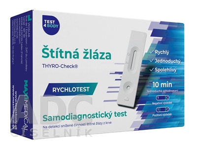 MAXIMEDICAL Rýchlotest Štítna žľaza