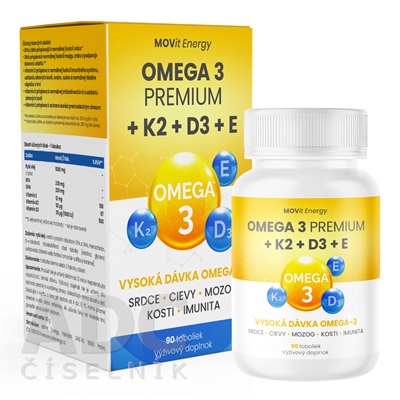 MOVit Omega 3 + K2 + D3 + E PREMIUM