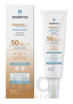 sesderma REPASKIN MINERAL BABY SPF50+ Krém