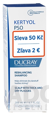 DUCRAY KERTYOL PSO SHAMPOOING (zľava)