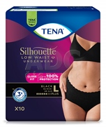 TENA Silhouette Plus Low Waist Black L