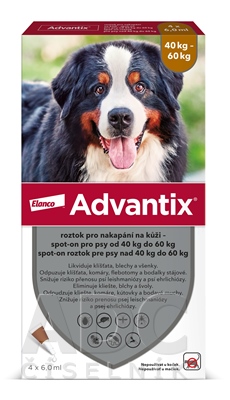 Advantix Spot-on pre psy od 40 do 60 kg