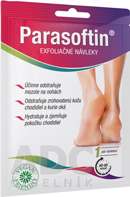 PARASOFTIN Exfoliačné NÁVLEKY