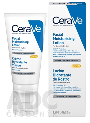 CeraVe HYDRATAČNÝ PLEŤOVÝ KRÉM SPF 25