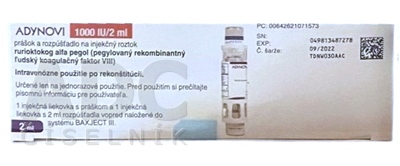 ADYNOVI 1 000 IU/2 ml
