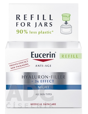 Eucerin HYALURON-FILLER+3xEFFECT Nočný krém REFILL