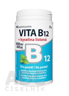 Vitabalans VITA B12 + kyselina listová