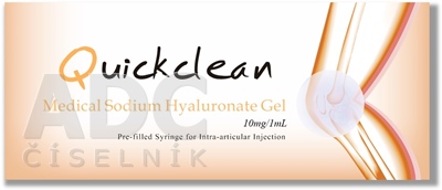 Quickclean 10 mg/1 ml Gél s hyaluronátom sodným