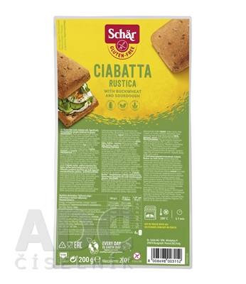 Schär CIABATTA RUSTICA žemle