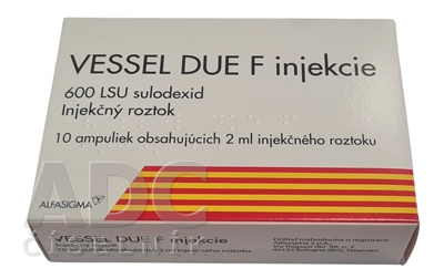 VESSEL DUE F injekčný roztok (injekcie)