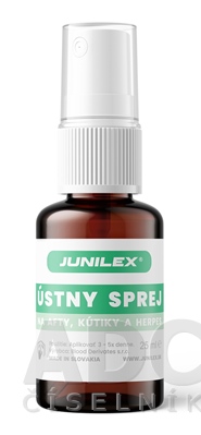 JUNILEX Ústny sprej na afty, kútiky a herpes