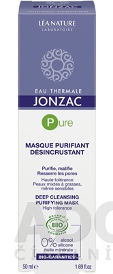 JONZAC Pure ČISTIACA ZLUPOVACIA MASKA BIO