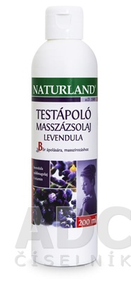 NATURLAND OŠETRUJÚCI MASÁŽNY OLEJ S LEVANDUĽOU