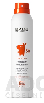 BABÉ SLNKO Opaľovací sprej pre deti SPF 50