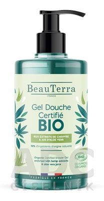 BeauTerra SPRCHOVÝ GÉL BIO Aloe vera a konope