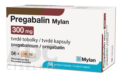 Pregabalin Viatris 300 mg tvrdé kapsuly (Mylan)