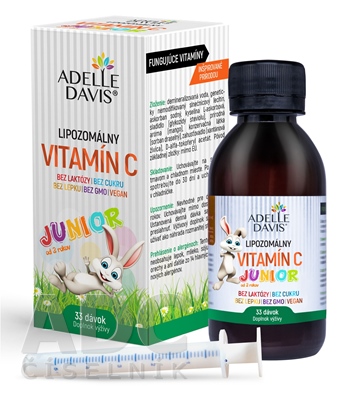 Adelle Davis Lipozomálny VITAMÍN C Junior