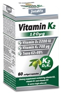 JutaVit Vitamín K2 120 µg, D3 2200 IU, K1 700 µg