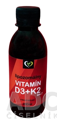 Zdravý svet Lipozomálny VITAMÍN D3 + K2