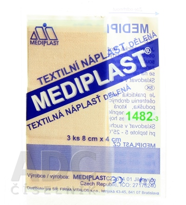 MEDIPLAST Textilná náplasť delená 1482 (3)