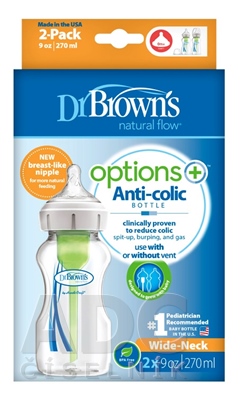 Dr.BROWN´S DOJČENSKÁ FĽAŠA OPTIONS+ 270 ml DUOPACK