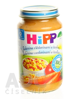 HiPP Príkrm Cestoviny šunka so zeleninou