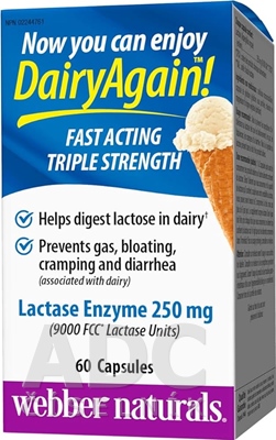 Webber Naturals Laktáza enzým 9000 FCC