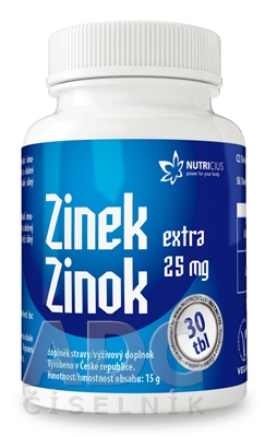 NUTRICIUS Zinok EXTRA 25 mg