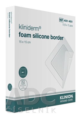 Kliniderm foam silicon border